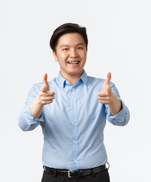 Business, finance and people concept. Satisfied asian businessma Business, finance and people concept. Satisfied asian businessma